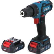 PremiumPort 12V Çift Akülü Matkap, Güçlü ve Pratik Elektrikli Matkap