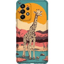 Lelia Samsung Galaxy A32 Uyumlu Baskılı Şeffaf Telefon Kılıfı | Koleksiyon: Wildspirit Prime