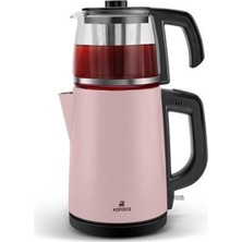 Allians Çelik Çay Makinesi ve Kettle 2'li Set, Modern ve Şık Tasarım