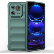 Buğz Xiaomi Mi 13 Pro Kılıf Optimum Silikon - Koyu Yeşil