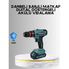 Marsilyan 18 Parça Profesyonel Şarjlı Matkap Vidalama