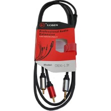 Losen CD8241/3MT 3.5mm Stereo - 2xrca Kablo ( 3 Metre )