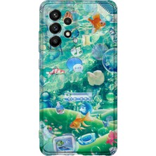 Lelia Samsung Galaxy A53 Uyumlu Baskılı Şeffaf Telefon Kılıfı | Koleksiyon: Aeroglass Mirage