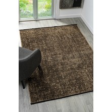 Vitali Home Antik Bej Halı Yıkanabilir Kaymaz Taban Şönil Kilim Dokuma Pamuk Taban Kilim 10102A