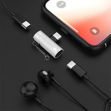 K-yonlineticaret Anahtarlık Dual USB Type C Şarj Dönüştürücü Başlık ADAPTÖR-(5775) - KY002K-6RQI14