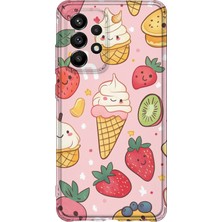 Lelia Samsung Galaxy A32 Uyumlu Baskılı Şeffaf Telefon Kılıfı | Koleksiyon: Kawaiimilk Dreamies