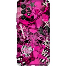 Lelia Samsung Galaxy A72 Uyumlu Baskılı Şeffaf Telefon Kılıfı | Koleksiyon: Chromatica Aura