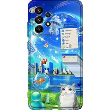 Lelia Samsung Galaxy A32 Uyumlu Baskılı Şeffaf Telefon Kılıfı | Koleksiyon: Aeroglass Mirage