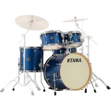 Tama CK50RS-ISP - Superstar Classic Maple Indigo Sparkle 5 Parça (20B/10T/12T/14F/14S) Akustik Davul Seti