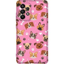 Lelia Samsung Galaxy A73 Uyumlu Baskılı Şeffaf Telefon Kılıfı | Koleksiyon: Pawprint Stories