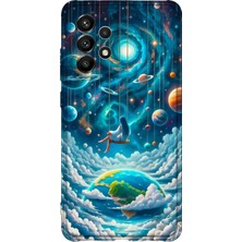 Lelia Samsung Galaxy A13 Uyumlu Baskılı Şeffaf Telefon Kılıfı | Koleksiyon: Cosmicwhisper Skyset