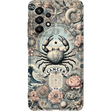 Lelia Samsung Galaxy A32 Uyumlu Baskılı Şeffaf Telefon Kılıfı | Koleksiyon: Zodiacmuse Celestia