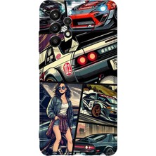 Lelia Samsung Galaxy A32 Uyumlu Baskılı Şeffaf Telefon Kılıfı | Koleksiyon: Turboline Streetworks