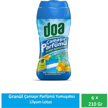 Doa Granül Çamaşır Parfümü & Çamaşır Yumuşatıcı Lilyum & Lotus 6 x 210 gr