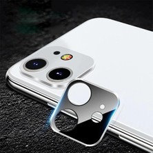 Genel Tedarik iPhone 11 6.1 Inch 3D Metal Kamera Koruyucu Metal LENS-(5775) - EMTHBA1358-5109