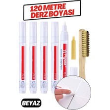 K-yonlineticaret Hsnet Derz Arası 120 Metre Boyama Rötüş Kalemi Beyaz - KY002K-6SCS00