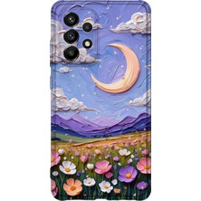 Lelia Samsung Galaxy A73 Uyumlu Baskılı Şeffaf Telefon Kılıfı | Koleksiyon: Pastelbloom Soft Series