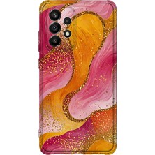 Lelia Samsung Galaxy A33 Uyumlu Baskılı Şeffaf Telefon Kılıfı | Koleksiyon: Colorwave Flux