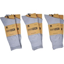 Design Erkek Natural Organik Naylonsuz Dikişsiz Çorap 12'li