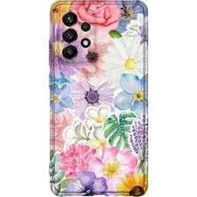 Lelia Samsung Galaxy A32 Uyumlu Baskılı Şeffaf Telefon Kılıfı | Koleksiyon: Floraluxe Botanica