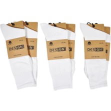 Design Erkek Natural Organik Naylonsuz Dikişsiz Çorap 12'li