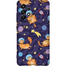 Lelia Samsung Galaxy A13 Uyumlu Baskılı Şeffaf Telefon Kılıfı | Koleksiyon: Pawprint Stories