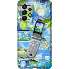 Lelia Samsung Galaxy A52 Uyumlu Baskılı Şeffaf Telefon Kılıfı | Koleksiyon: Aeroglass Mirage