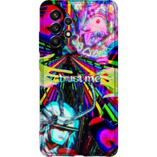 Lelia Samsung Galaxy A73 Uyumlu Baskılı Şeffaf Telefon Kılıfı | Koleksiyon: Neondream District