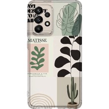 Lelia Samsung Galaxy A53 Uyumlu Baskılı Şeffaf Telefon Kılıfı | Koleksiyon: Oneline Essence