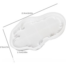 Hobiflex Silikon Kalıp Taş Tozu Ithal Büyük Vintage Dantelli Model Tabak Kalıbı Epoksi Reçine HB180-0151