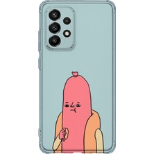 Lelia Samsung Galaxy A53 Uyumlu Baskılı Şeffaf Telefon Kılıfı | Koleksiyon: Memecraft Studio