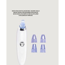 K-yonlineticaret USB Destekli 4 Başlıklı Siyah Nokta Vakum Cihazı – Gözenek Temizleyici ve Cil - KY002K-6PQBP