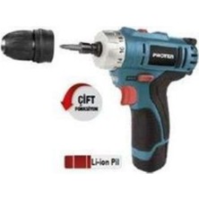 PremiumPort 12V 2A Şarjlı Matkap, Güçlü ve Hafif, Kullanışlı Tasarım