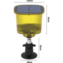 Powermaster PM-26956 Mikrofonlu Sesli Hayvan Kovucu Alarm Cihazı Solar Panelli