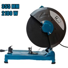 PremiumPort Ağır Hizmet Metal Kesme Makinesi 355 Mm, 2100 Watt