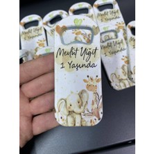 Hedef Plus 20 Adet Magnet Açacak Yeni Doğan  Bebek, Doğum Günü, Bebek Magnet Hediyelik (Jeletinli)