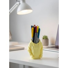 Hoodie Kalemlik  - 3D Baskı Sweatshirt Masaüstü Hediyelik Kalem Organizeri