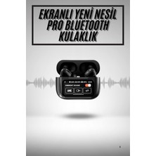 K-yonlineticaret Yeni Nesil Anc Özellikli Çağrı Cevaplayan Dokunmatik Ekranlı Bluetooth Kulaklı - KY002K-6PRKG