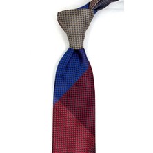 Kravatkolik Nokta Desen Çok Renkli Patchwork Klasik Kravat KK13398