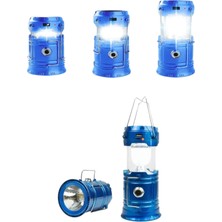 K-yonlineticaret Solar Şarjlı Kamp Lambası Güneş Enerjili Kızaklı Kamp Feneri Çadır Feneri L - KY002K-6PR7B