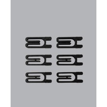 Allians Çok Amaçlı Siyah Tekrar Kullanılabilir Poşet Mandalları 6’lı Set