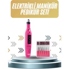 K-yonlineticaret Protez Tırnak Ayak Nasır ve Tırnak Mantar Makinesi Elektrikli 12V Tırnak Törpü - KY002K-6PRLG