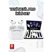 K-yonlineticaret 2025 Model Akıllı Saat ve Yeni Nesil Pro Bluetooth Kulaklık Anc Özelliği - KY002K-6PR4W0