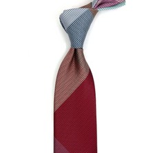 Kravatkolik Nokta Desen Çok Renkli Patchwork Klasik Kravat KK13370