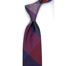 Kravatkolik Kum Desen Çok Renkli Patchwork Klasik Kravat KK13386