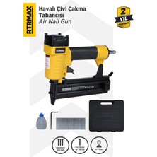 PremiumPort Havalı Çivi Çakma Tabancası 10-50 Mm, Çantalı, Yüksek Performans