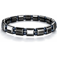 Efulim Doğaltaş Hematit Doğal Taş Erkek Bileklik