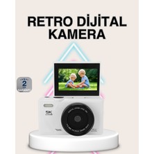 K-yonlineticaret 5k Dijital Kamera Otofokus Wifi Aktarım ve 18X Dijital Zoom - KY002K-6PS689
