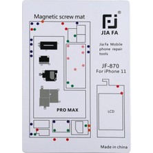 K-yonlineticaret Jıafa JF-870 iPhone 11 Pro Max Mıknatıslı Çalışma Hasırı Vida Gostergeli-(57 - KY002K-6RQWM