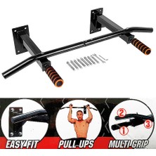 NK SPOR Duvara Monte Çok Amaçlı Bafiks Aleti -Fitness Barı-Push Up-Kol-Omuz-Sırt-Biceps-Pull-Up- Barfiks Demiri-Spor-Egzersiz-Gym-Evde Spor
